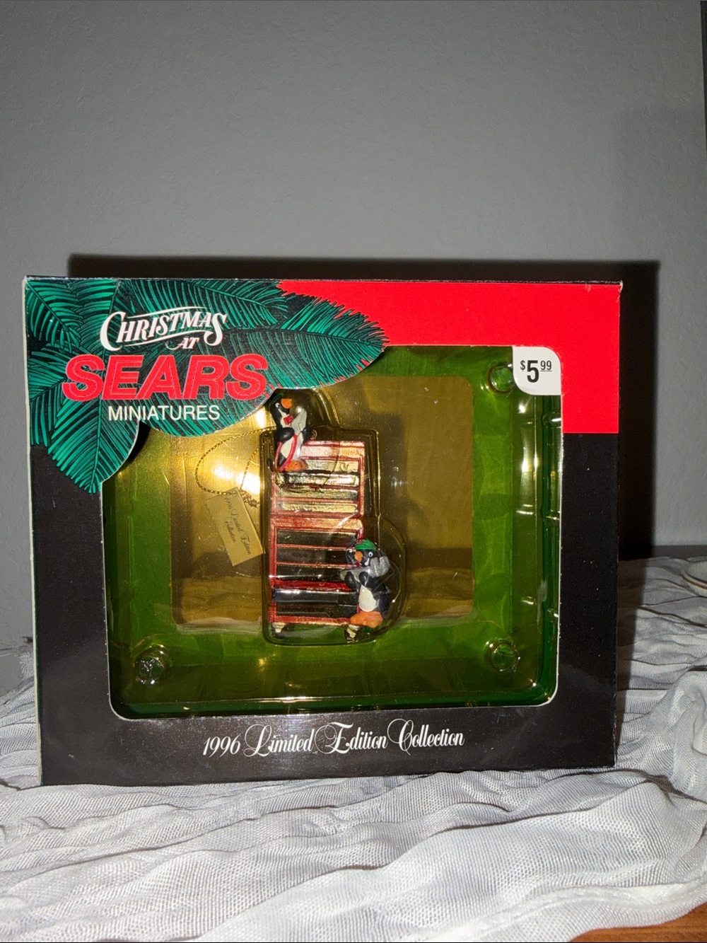 Vintage Sears Craftsman & Penguin Ornament